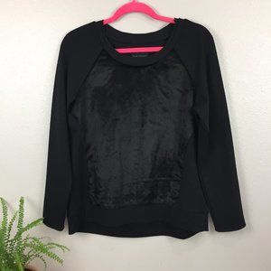 Elie Tahari Faux Fur-Front Sweatshirt - size M